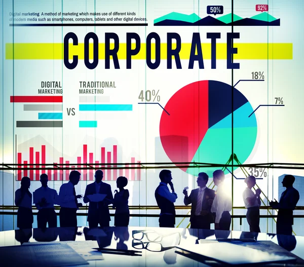 Corporate Business Concept — Stock Photo, Image