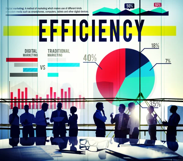 Efficiency Strategy Business Concept — Stock Photo, Image