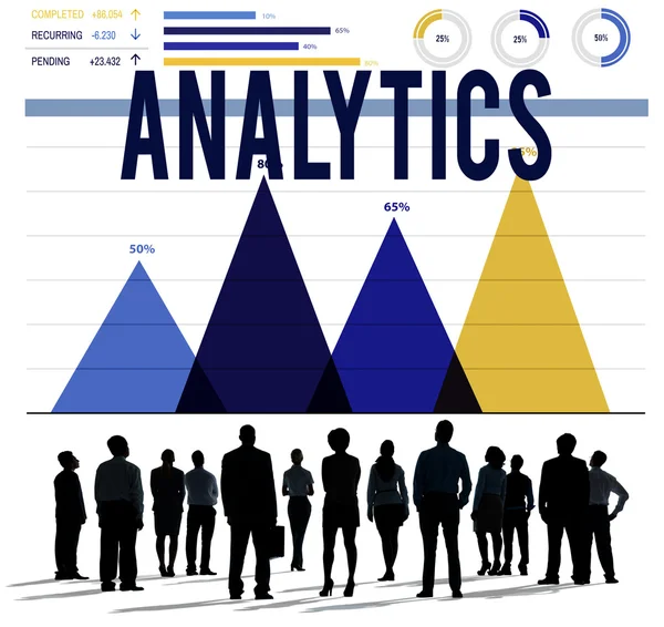 Informations analytiques Statistiques Concept — Photo