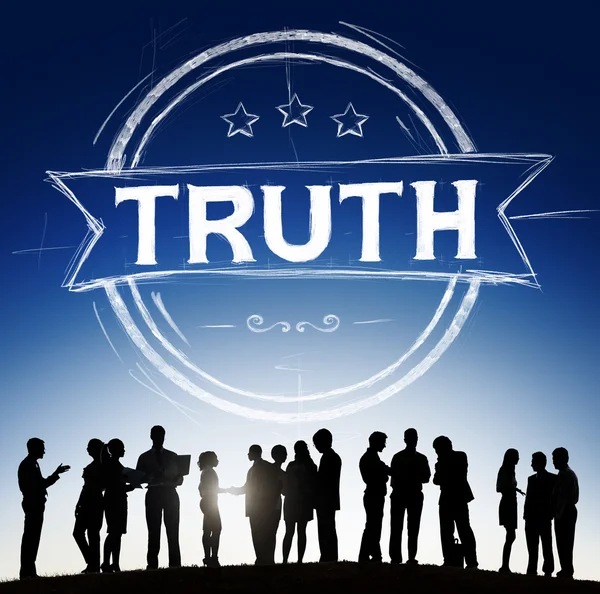 Sanningen tro ärlig koncept — Stockfoto