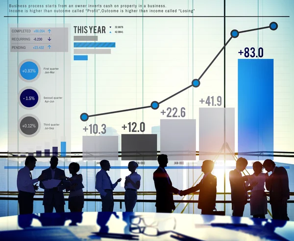 Statistics Data Analysis Concept — Stock Photo, Image