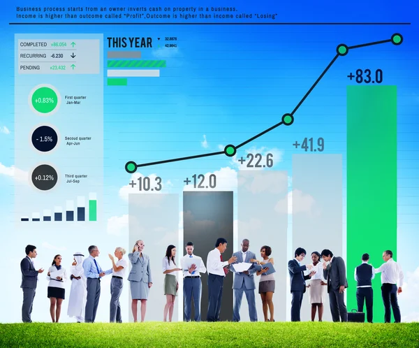 Statistika dat analýza koncepce — Stock fotografie