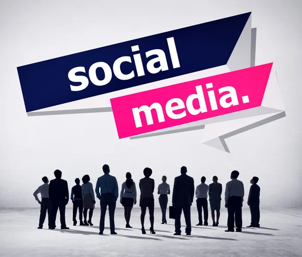 Concetto di social media — Foto Stock