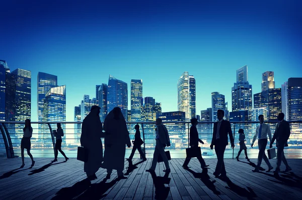 Business People  and  City Concept — Stock Photo, Image