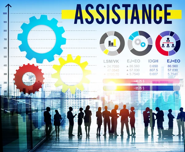 Assistance Team Corporate Concept — Stock Photo, Image