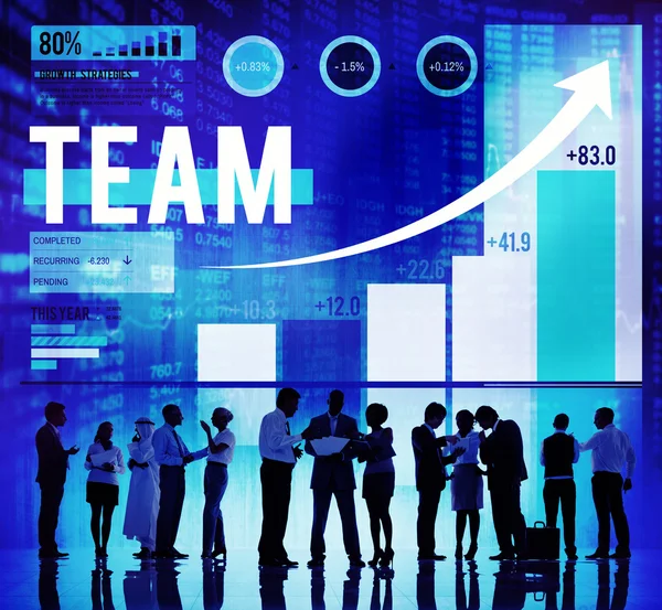 Samenwerking Team Teamwork Concept — Stockfoto