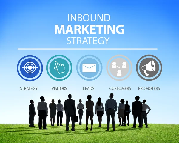 Estratégia de Inbound Marketing — Fotografia de Stock