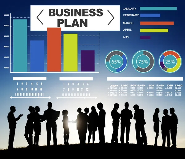 Business plan Bar Concept — Stock Photo, Image