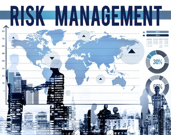 Begreppet riskhantering — Stockfoto