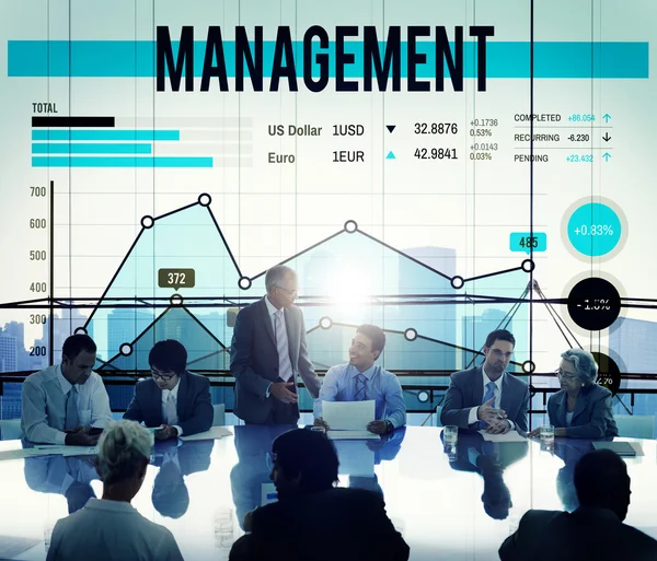 Concepto de organización de gestión — Foto de Stock