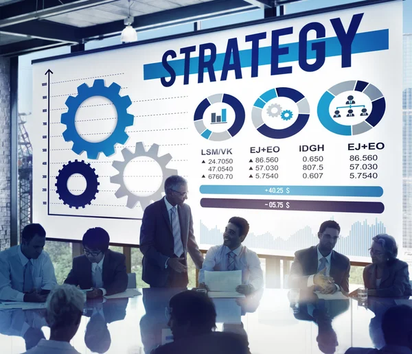 Geschäftslösung und strategisches Vision-Konzept — Stockfoto