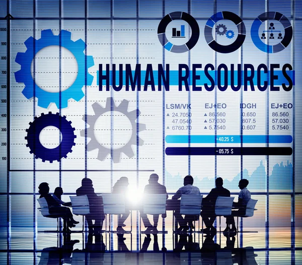 Az emberi erőforrás fogalma — Stock Fotó