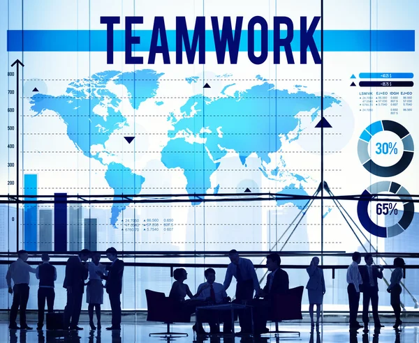 Teamwerk samenwerking partnerschap Concept — Stockfoto