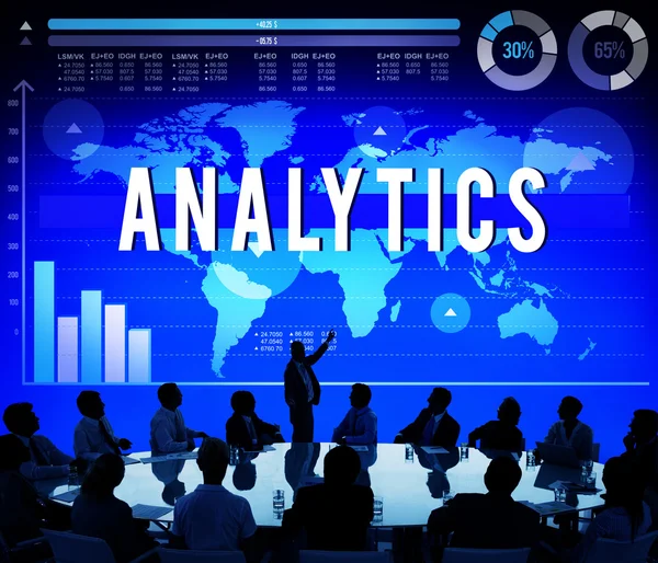 Analytics analys strategi koncept — Stockfoto