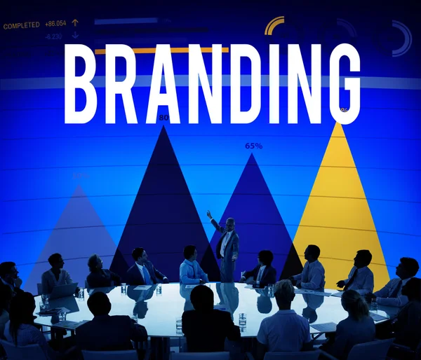 Branding concetto di Marketing — Foto Stock