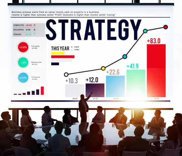 전략 계획 계획 개념 — 스톡 사진