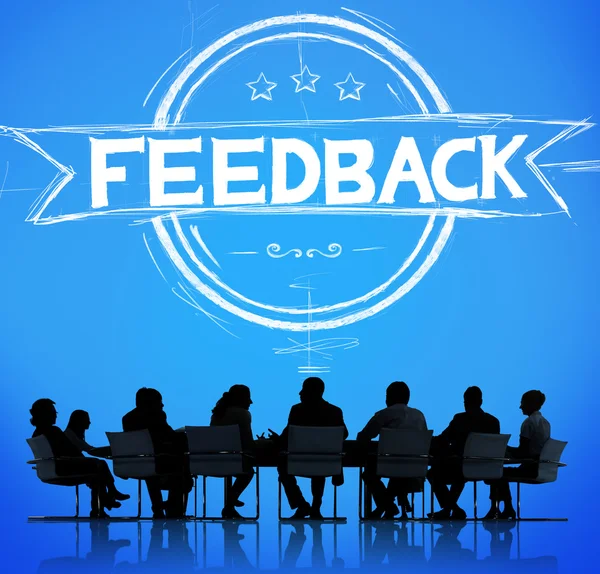 Concetto di risultato della risposta al feedback — Foto Stock