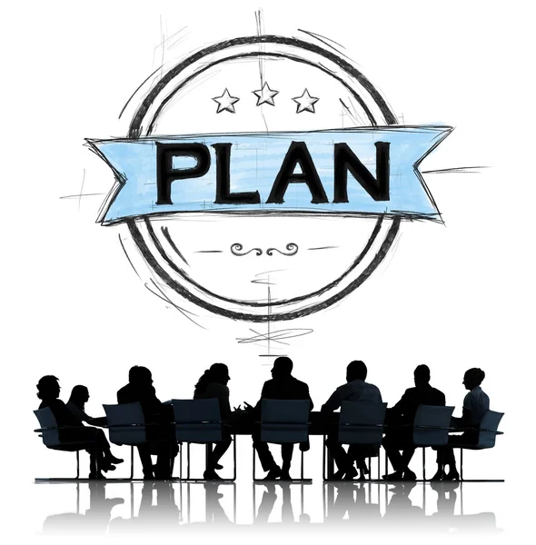 Plan Stratégie Objectifs Concept — Photo