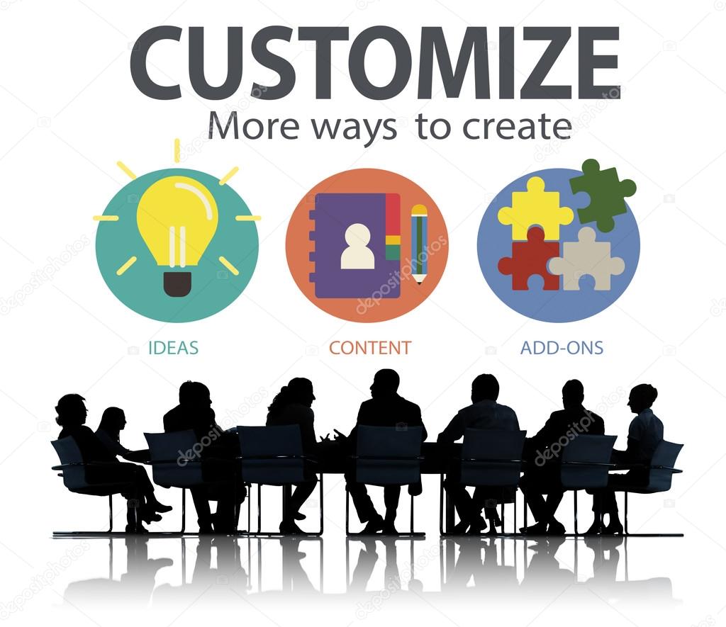 Customize Ideas Concept