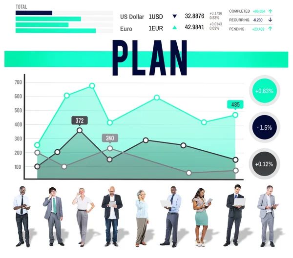 Strategie marketingové koncepce — Stock fotografie