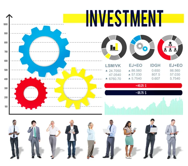 Conceito de Economia de Investimento — Fotografia de Stock