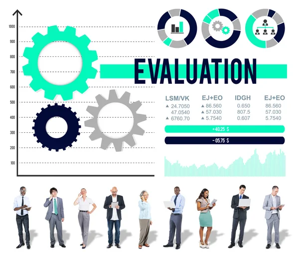 Evaluatie advies tevredenheid Concept — Stockfoto