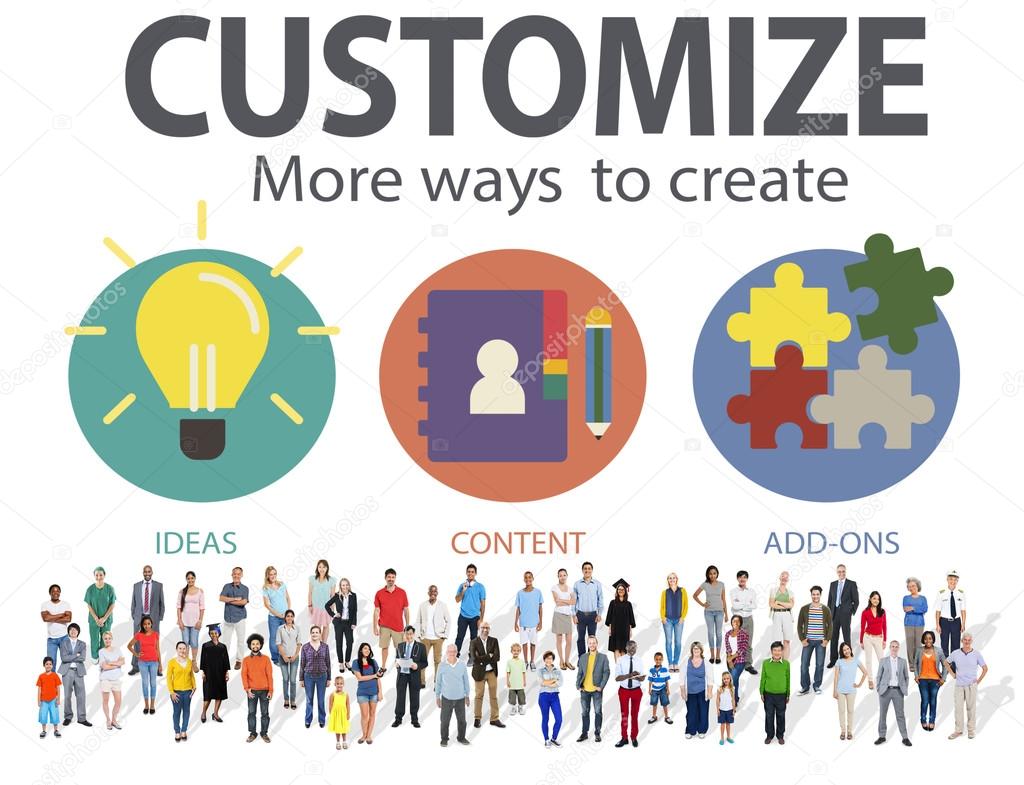 Customize Ideas Innovation Concept