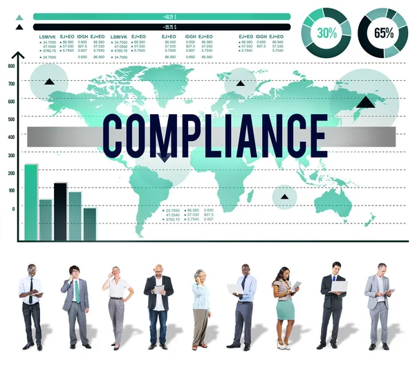 Compliance-Geschäftskonzept — Stockfoto
