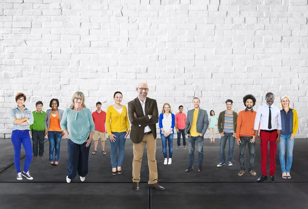 Conceito de Equipe Corporativa — Fotografia de Stock