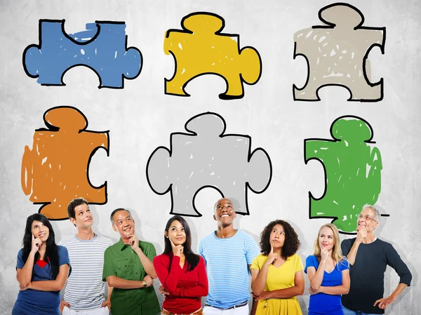 Corporate Team Teamwork Concept — Stock Photo, Image