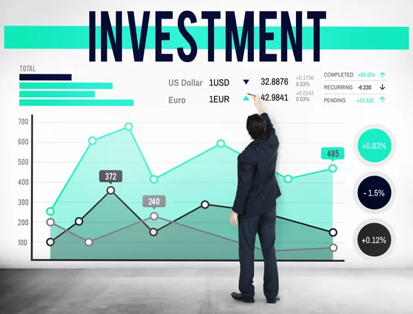 Investeren investeringen Concept — Stockfoto