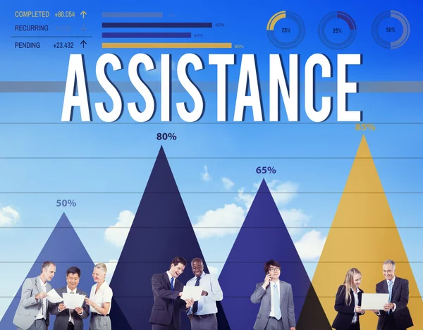 支援のサポート組織のコンセプト — ストック写真