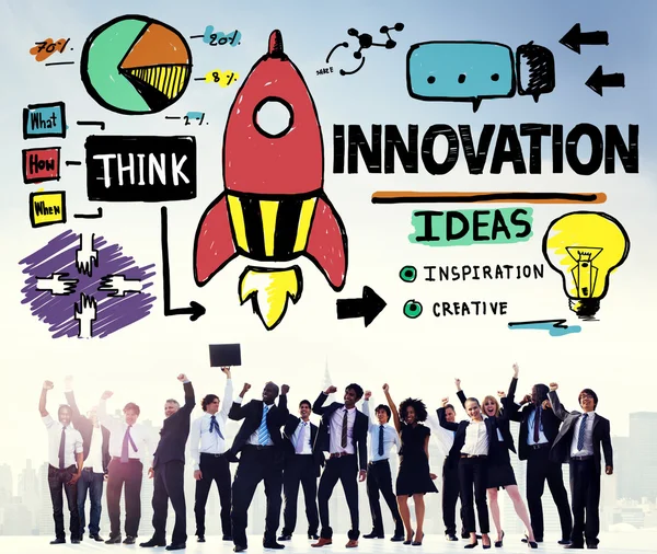 Innovation Business Plan  Concept — Stock Photo, Image