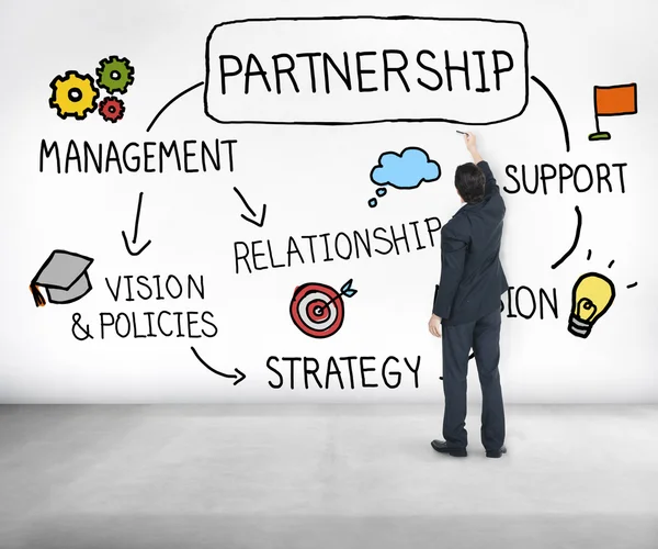 Società di partnership Team Concept — Foto Stock