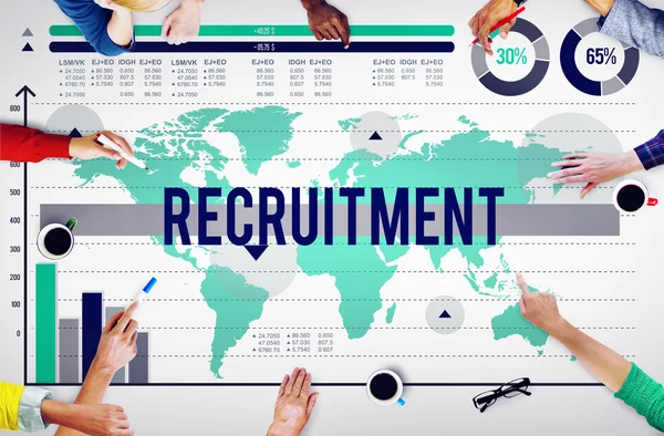 Recruitment Hiring Job Concept — Stock Photo, Image