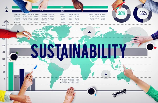 Hållbarhet bevarande resurs koncept — Stockfoto