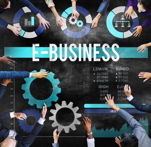 E-business Concetto Internet commerciale — Foto Stock