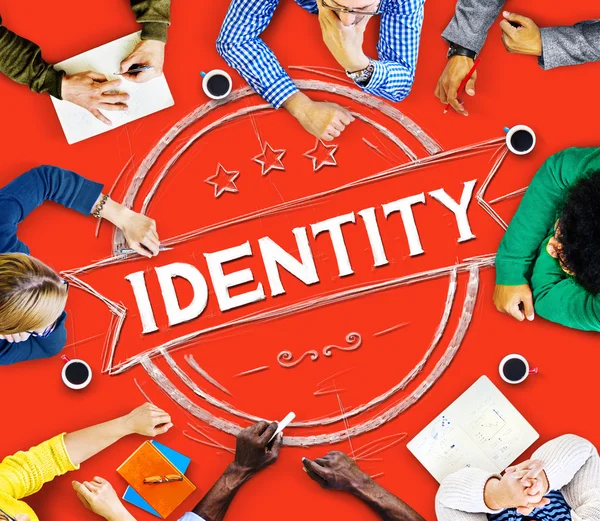 Identidade de marca o conceito de Marketing — Fotografia de Stock