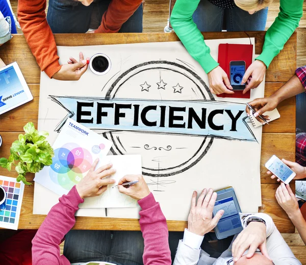 Concepto de desarrollo de la motivación de eficiencia —  Fotos de Stock