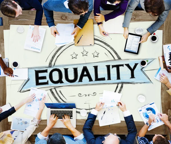 Έννοια των διακρίσεων ισότητας — Φωτογραφία Αρχείου