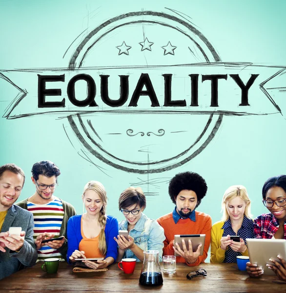 평등 차별 개념 — 스톡 사진