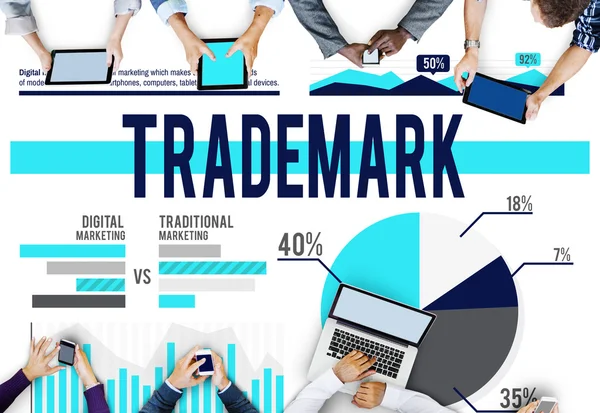 Handelsmerk Marketing Concept — Stockfoto