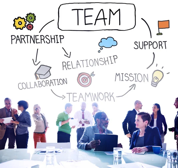 Team Teamwork Collaboration Concept — Stock Photo, Image