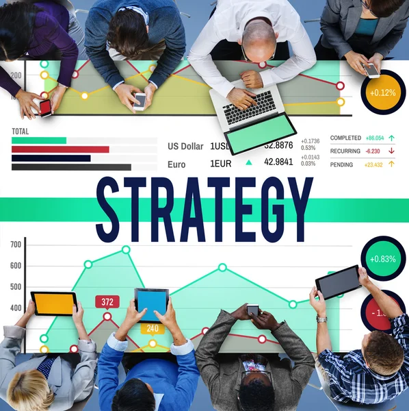 Strategy Goal Concept — Stock Photo, Image