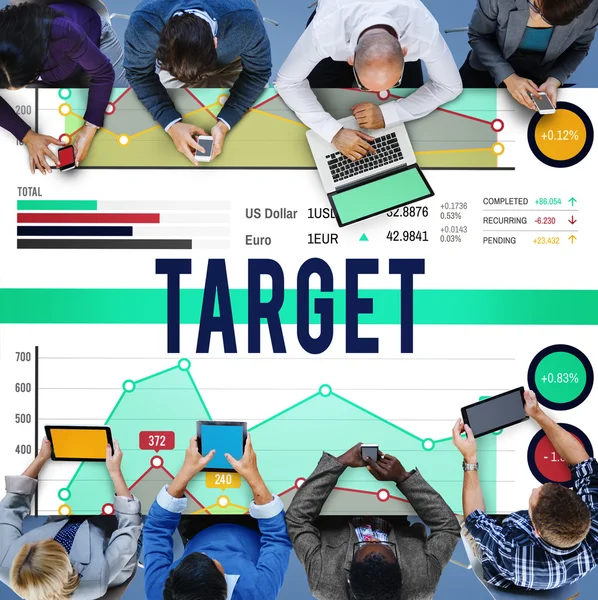 Target Vision koncept — Stockfoto