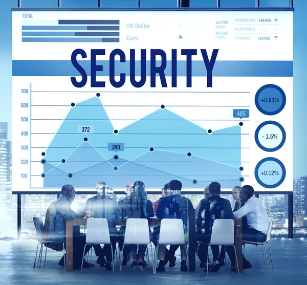 Biztonsági adatvédelmi koncepciója — Stock Fotó