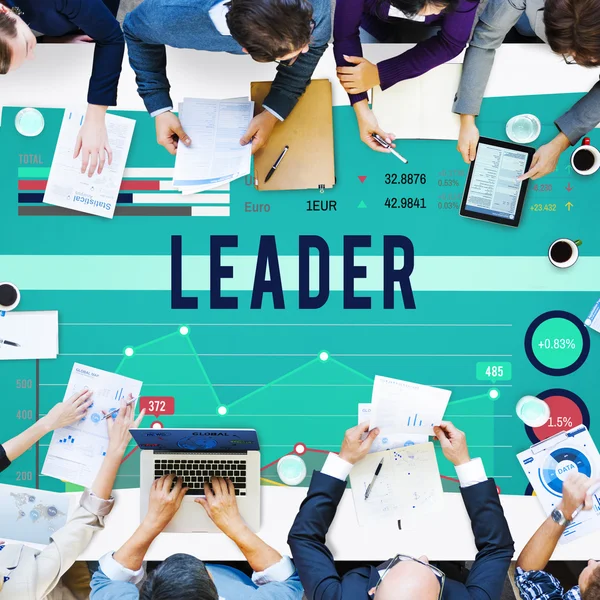 Concetto di leadership Coach — Foto Stock