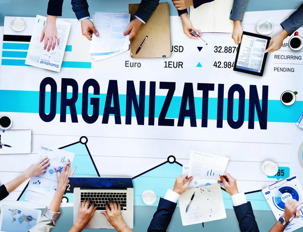 Koncepcja organizacji przedsiębiorstwa — Zdjęcie stockowe