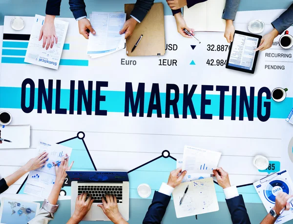 Concepto de Marketing Online — Foto de Stock
