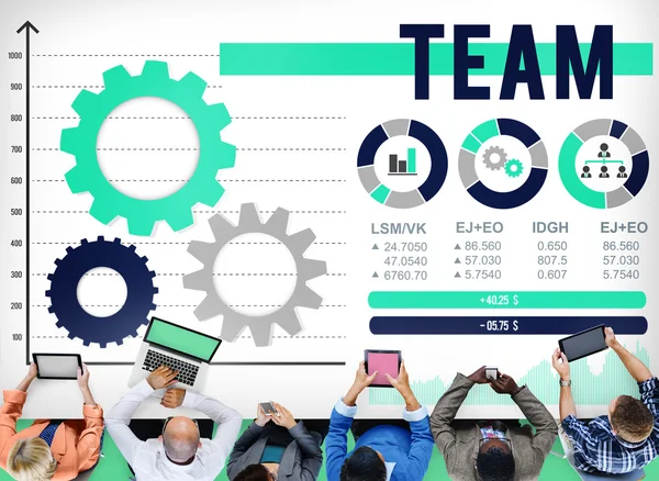 Team Teamwork Concept — Stockfoto